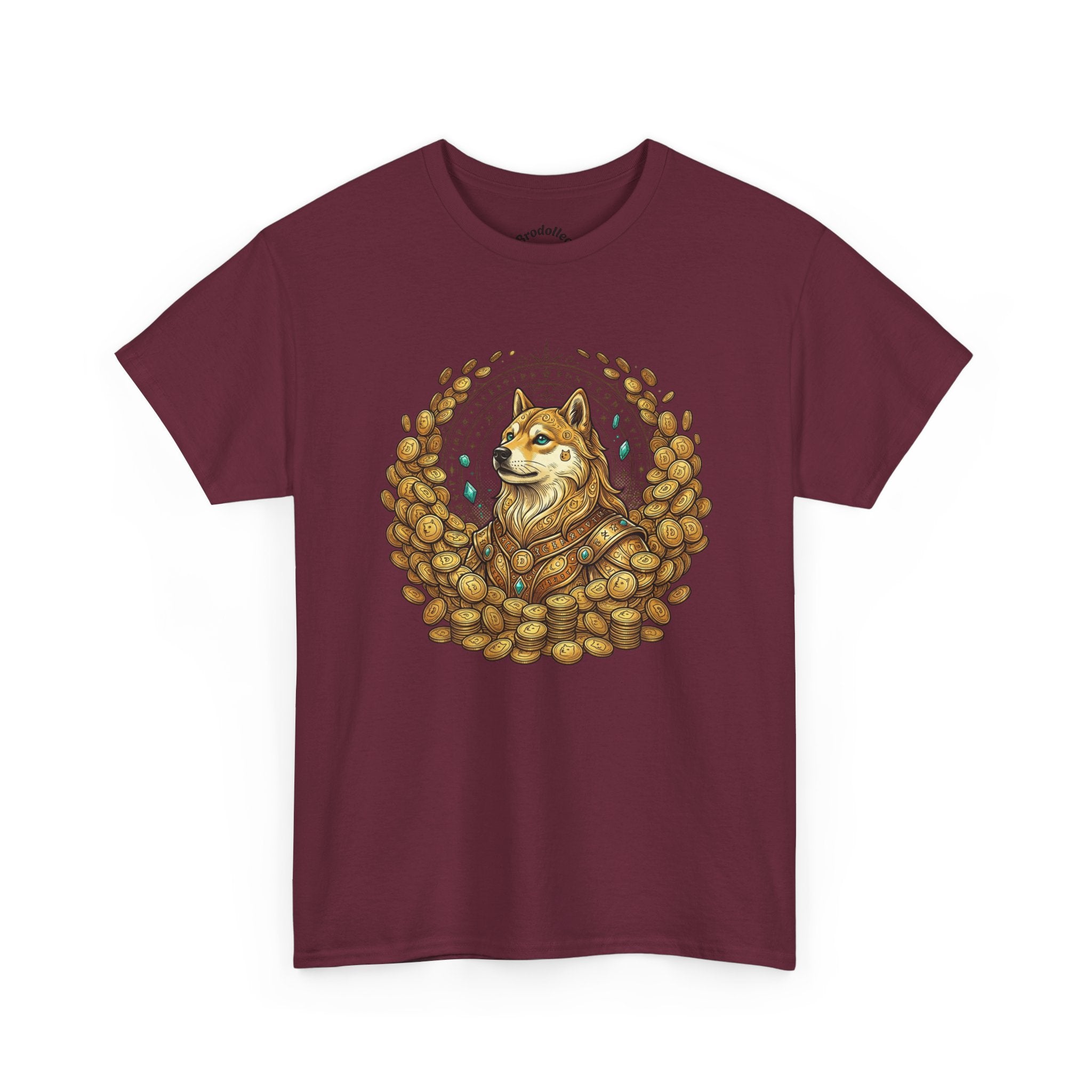 Shiba Inu Coffee Beans T‑Shirt — Cute Dog Cafe Tee