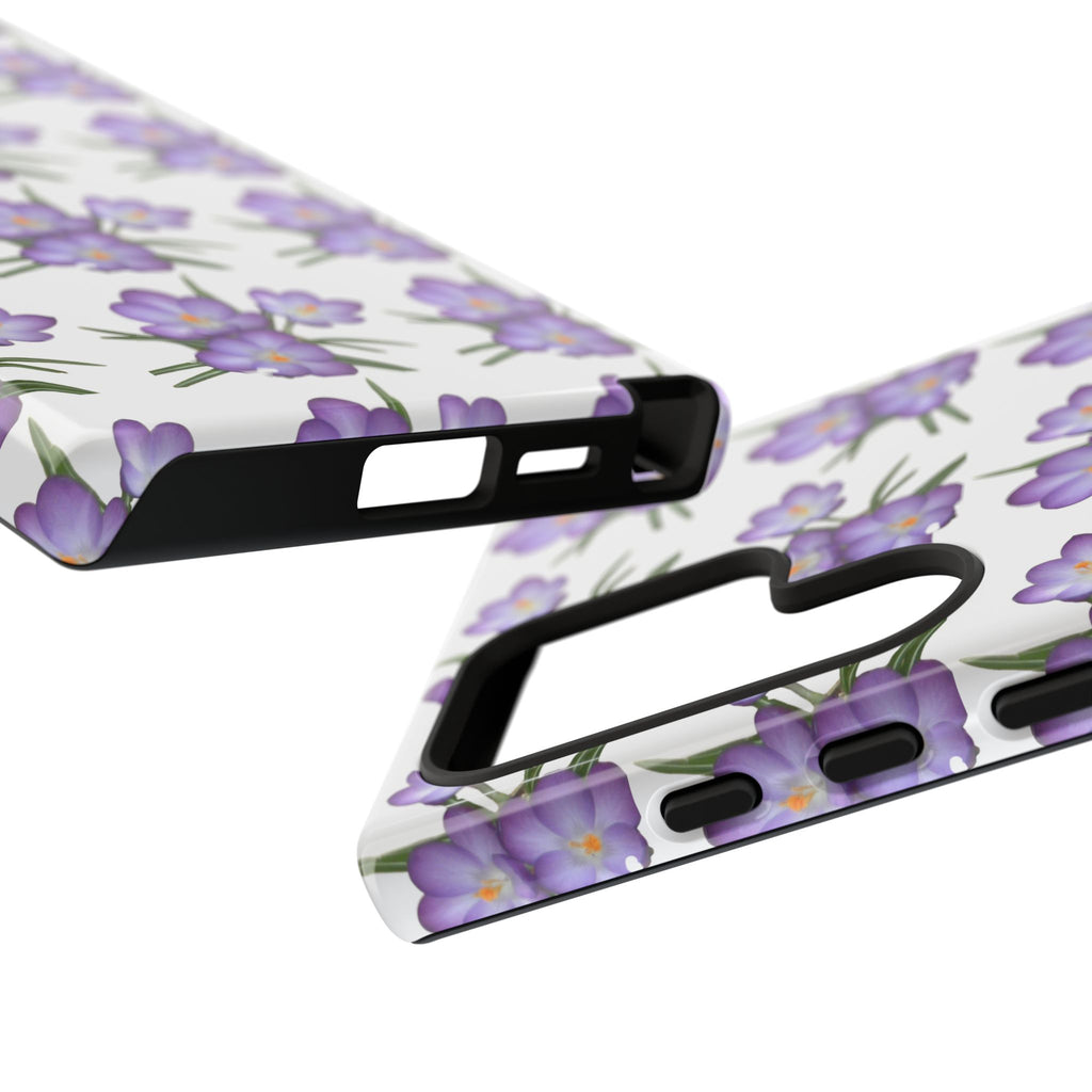 Tough Case — Purple Floral Phone Case