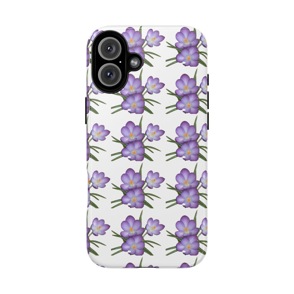 Tough Case — Purple Floral Phone Case