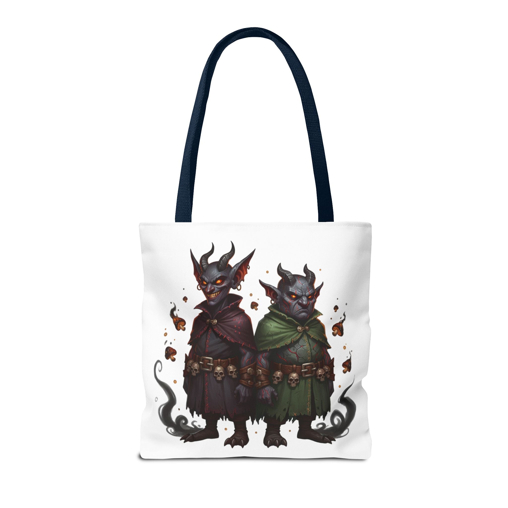 Tote Bag — Cute Dark Demon Duo Illustration Tote