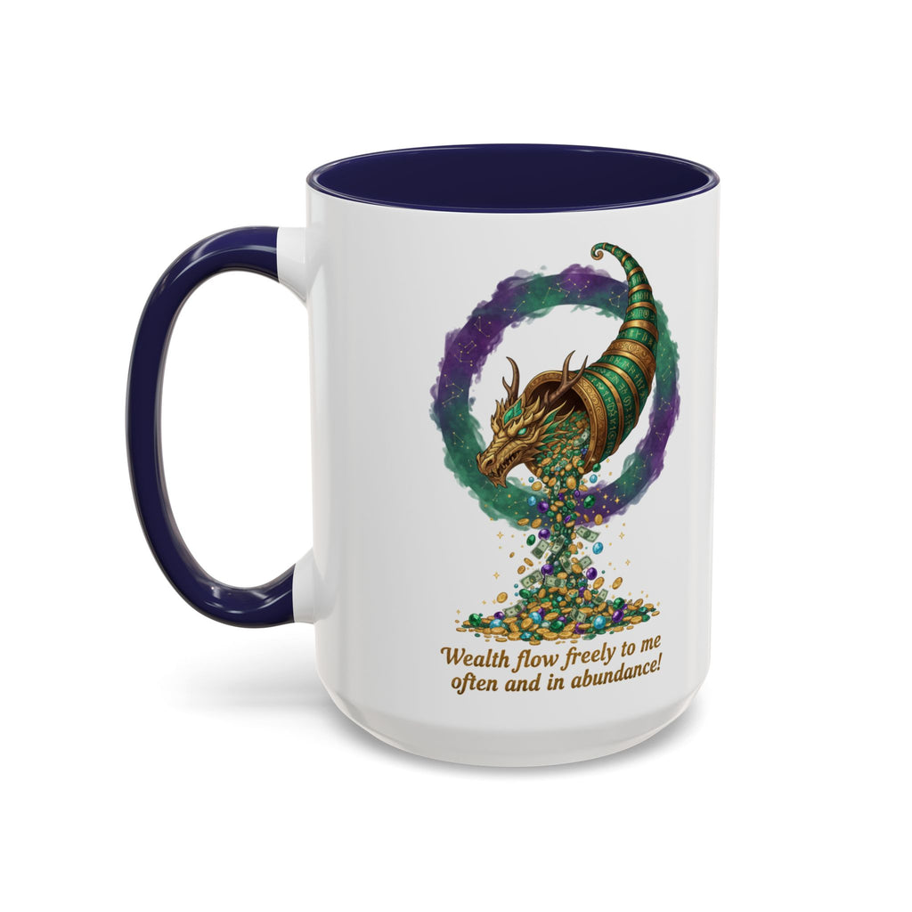 Cornucopia Wealth Coffee Mug — "Wealth flow freely to me often and in abundance!"