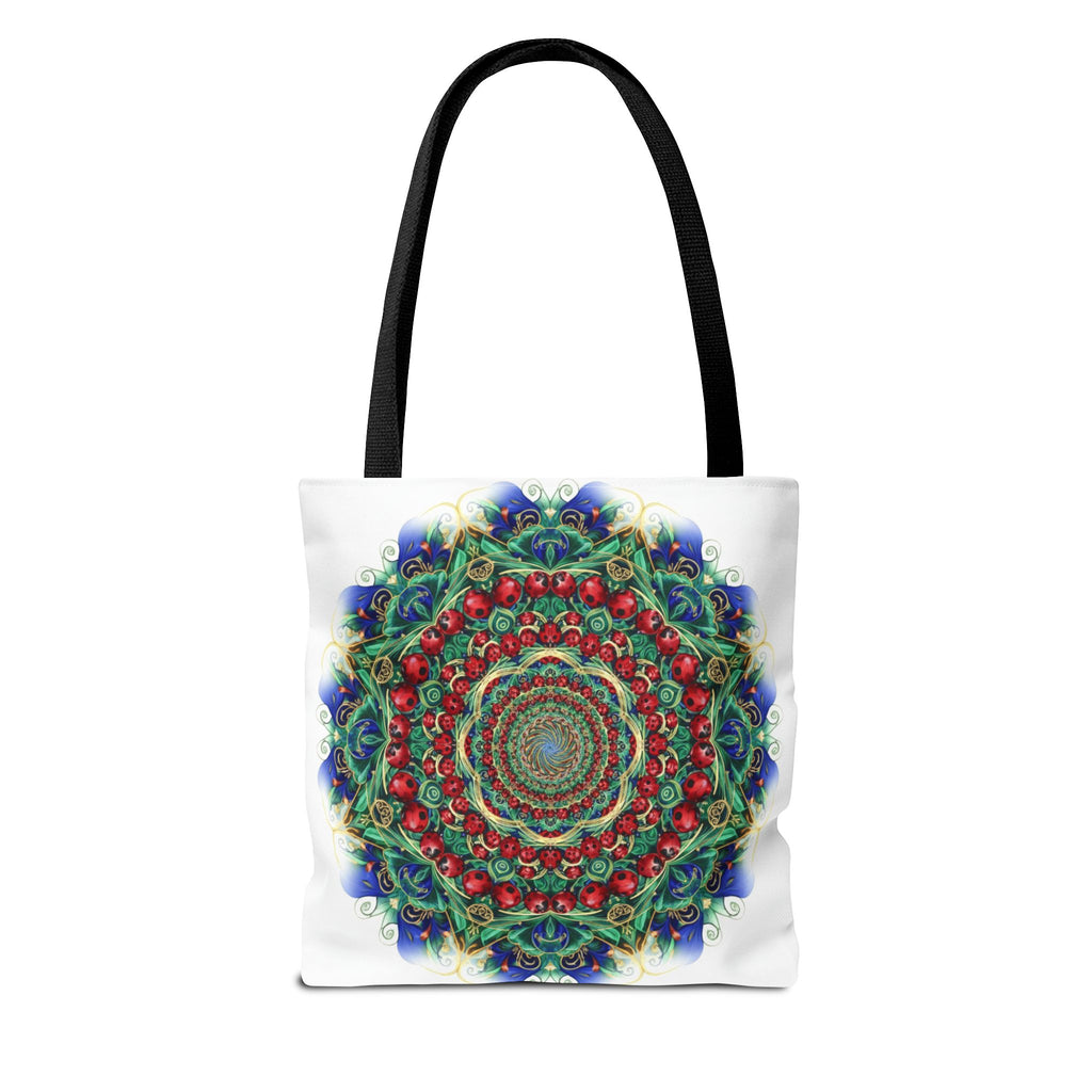 Bohemian Kaleidoscope Tote Bag — Colorful Mandala AOP Beach & Market Tote