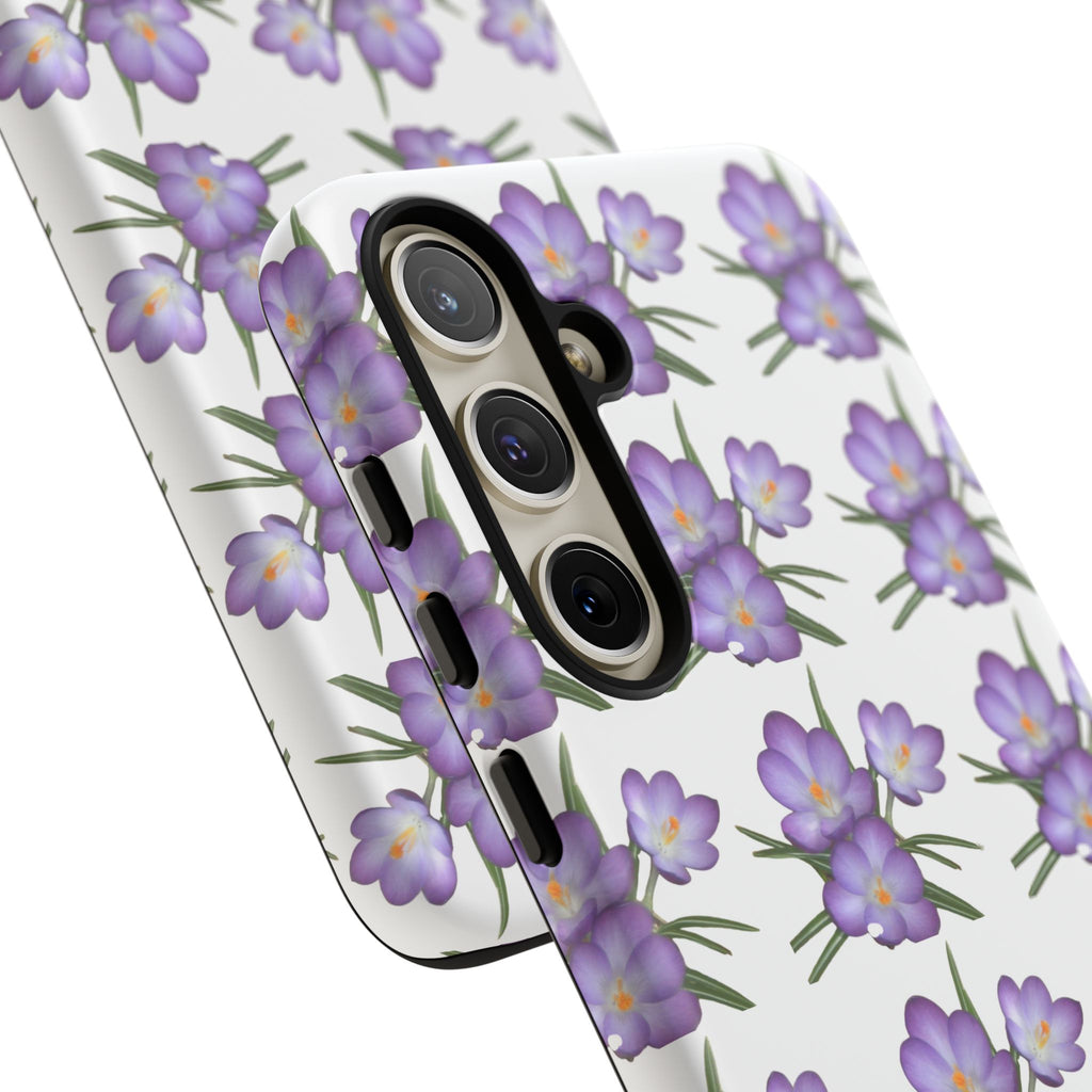 Tough Case — Purple Floral Phone Case