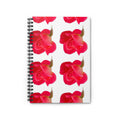 Floral Rose Pattern Spiral Notebook – Ruled Lined Journal for Notes & Gifts