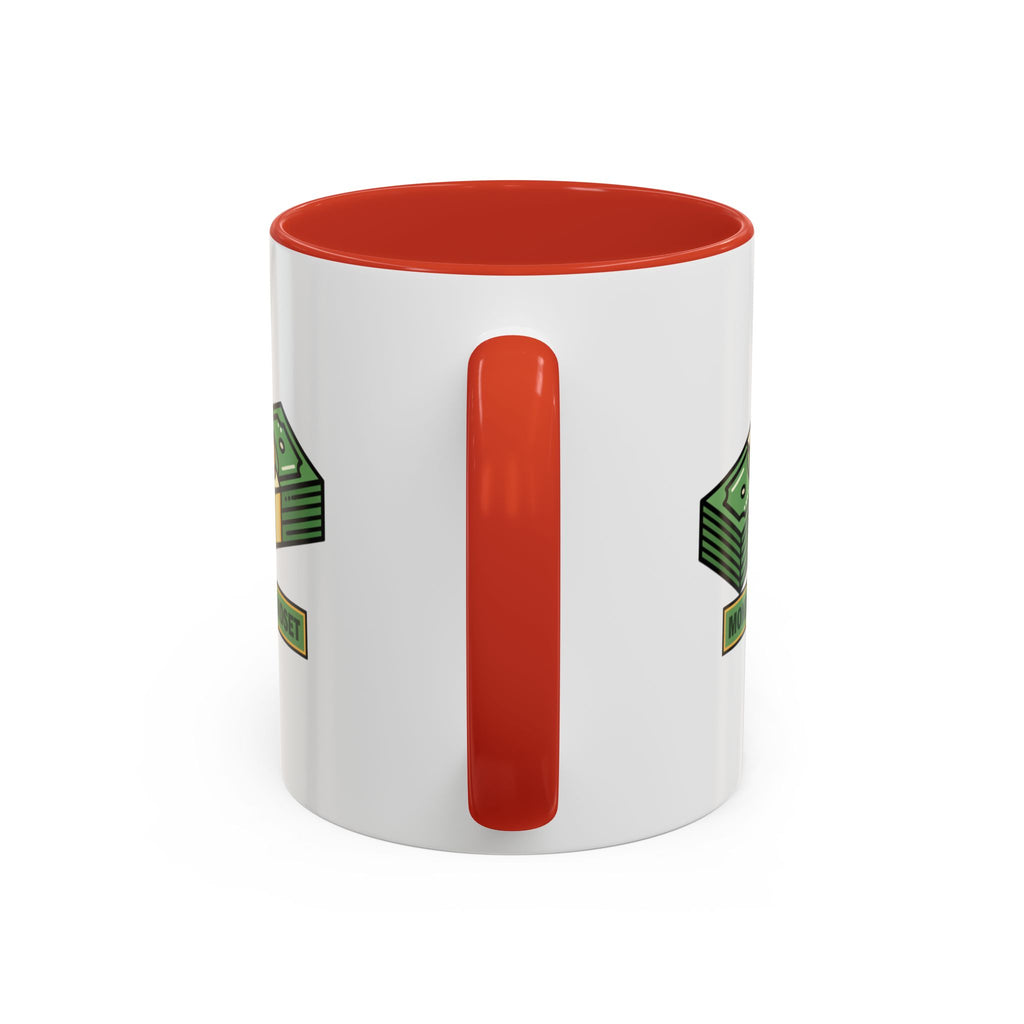 Money Mindset Coffee Mug — Stack of Cash Accent Mug (11/15oz)
