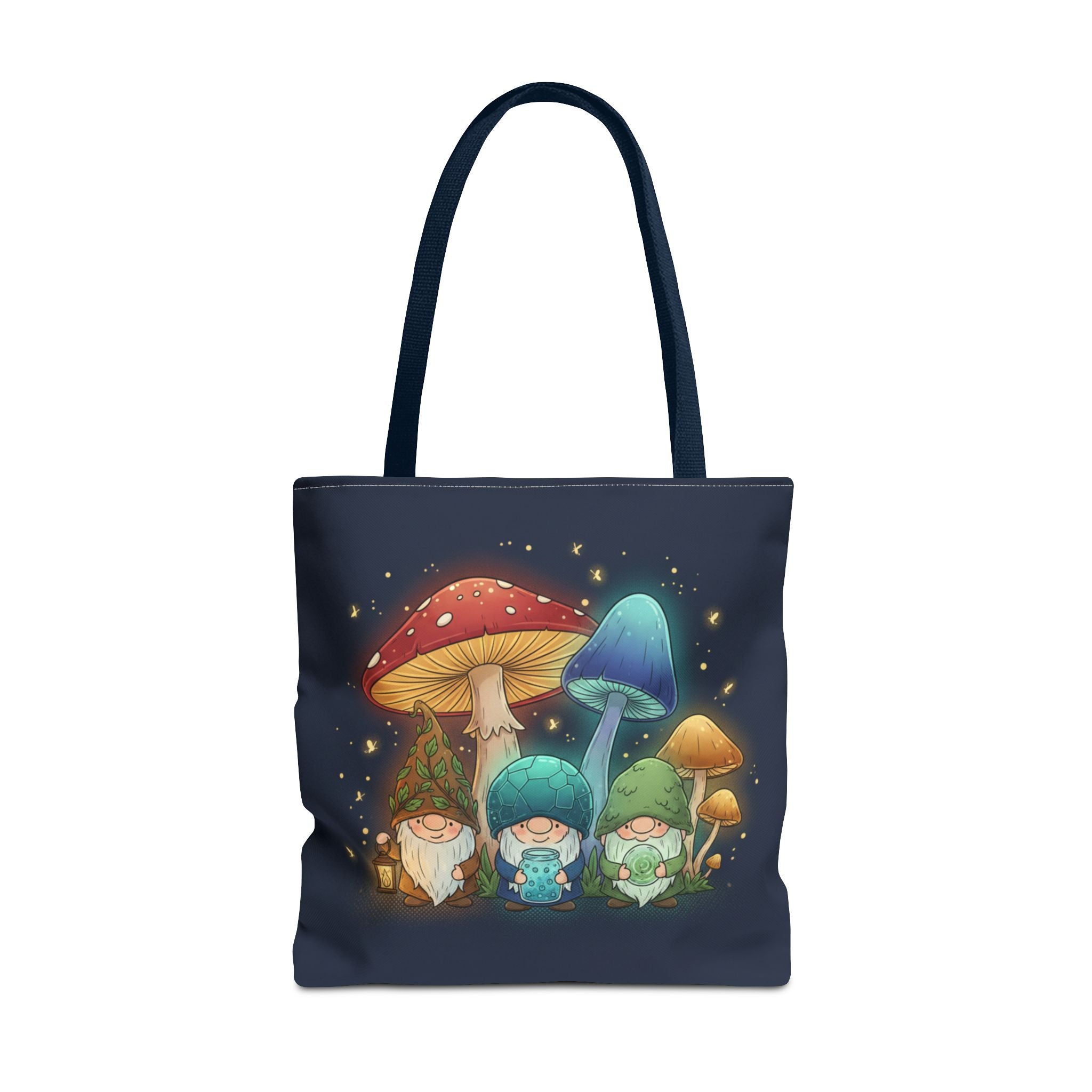 Mushroom Gnome Tote Bag — Whimsical Forest Fairycore AOP Tote