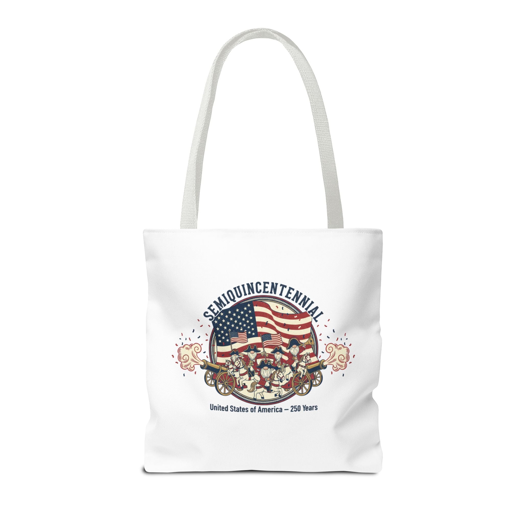 Semiquincentennial Tote Bag — USA 250 Years Flag & Celebration Design