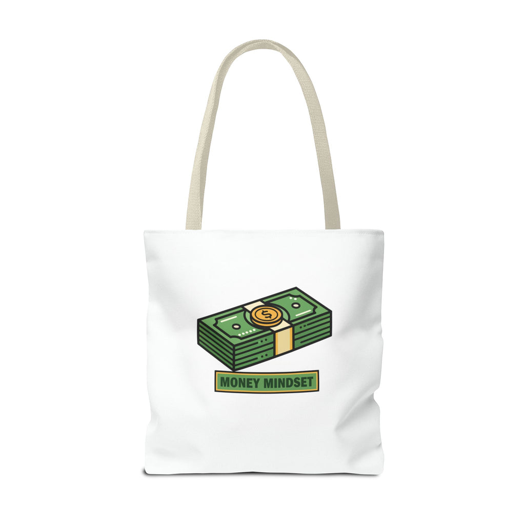 Money Mindset Tote Bag — Cash Stack Graphic Eco Shopper