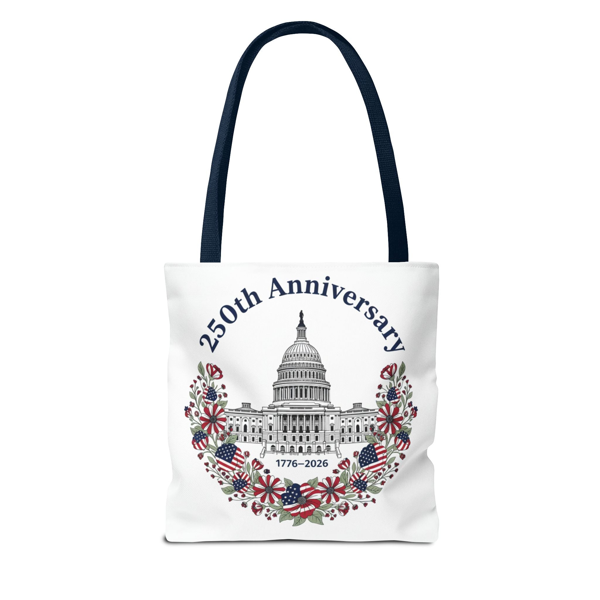 250th Anniversary Capitol Tote Bag — Patriotic USA Commemorative Tote (1776–2026)