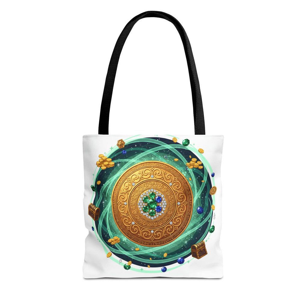 Tote Bag — Celtic Gold Shield Mandala Print Tote