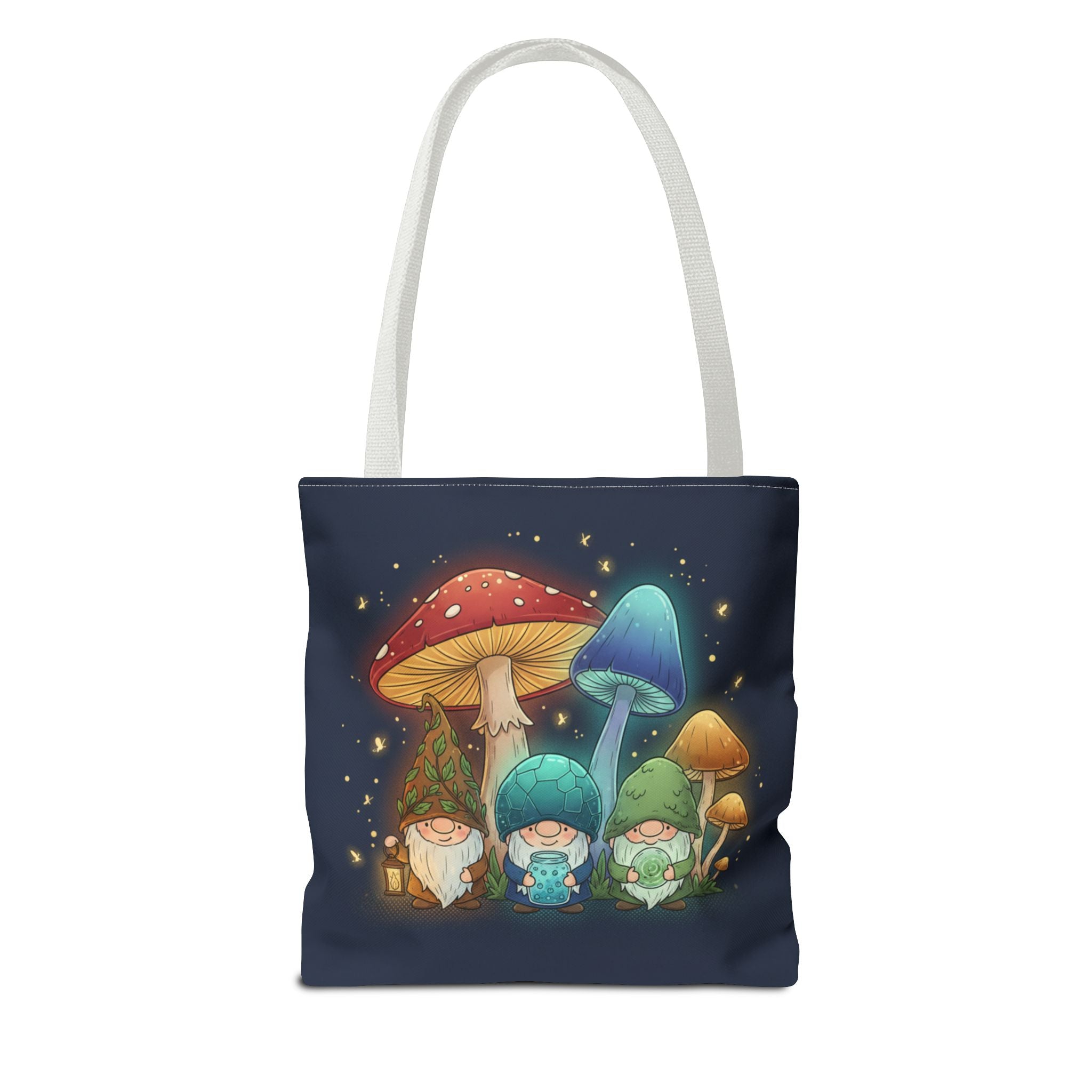 Mushroom Gnome Tote Bag — Whimsical Forest Fairycore AOP Tote