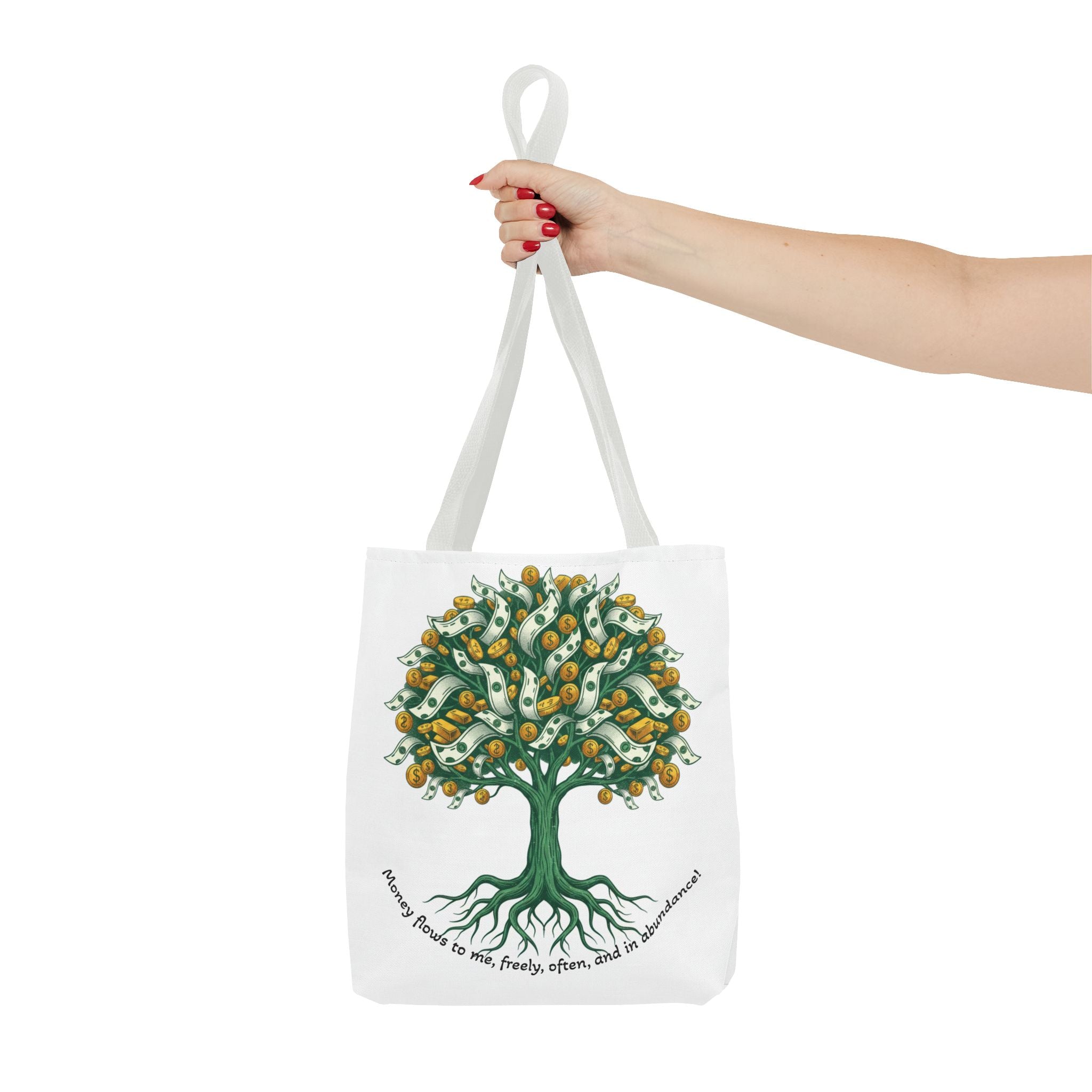 Money Tree Tote Bag — Illustrated Cash Tree Eco Shopper