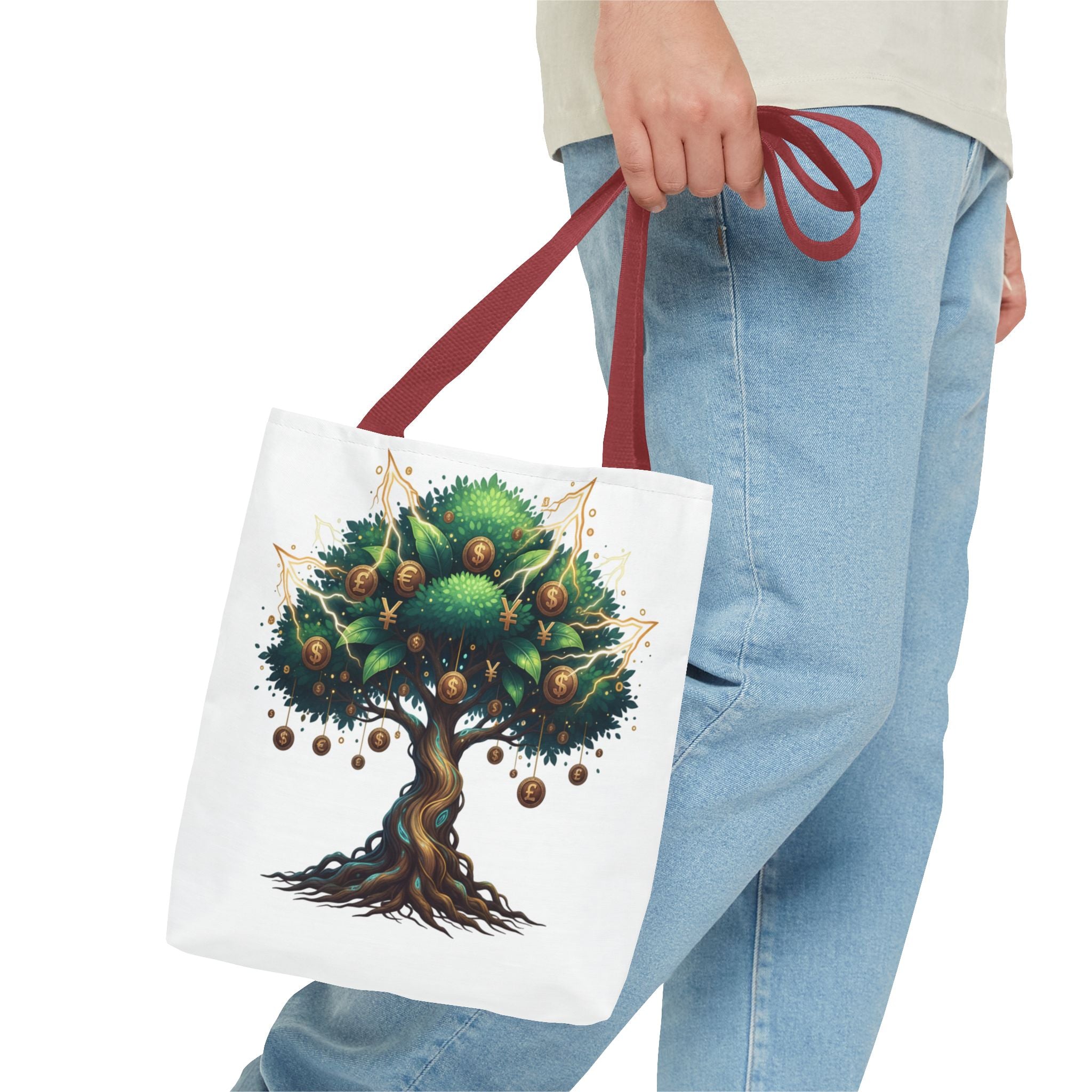Tree of Life Tote Bag — Botanical Boho Eco Canvas Tote