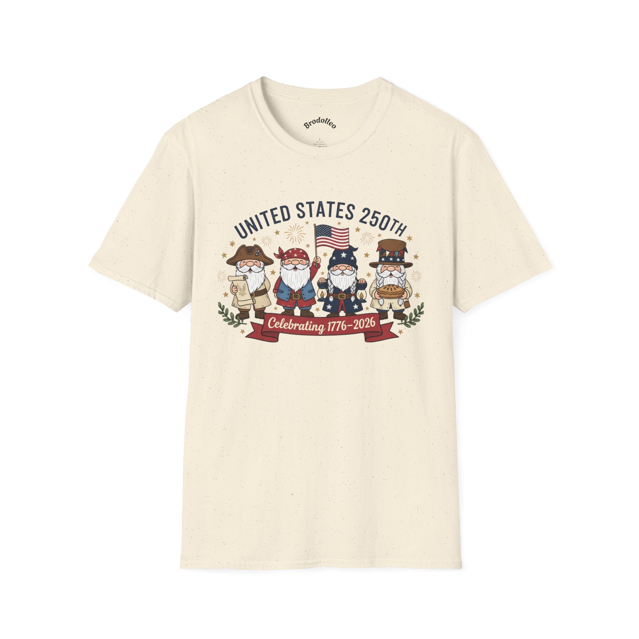 United States 250th Anniversary Patriotic Gnome T-Shirt – Celebrating 1776–2026