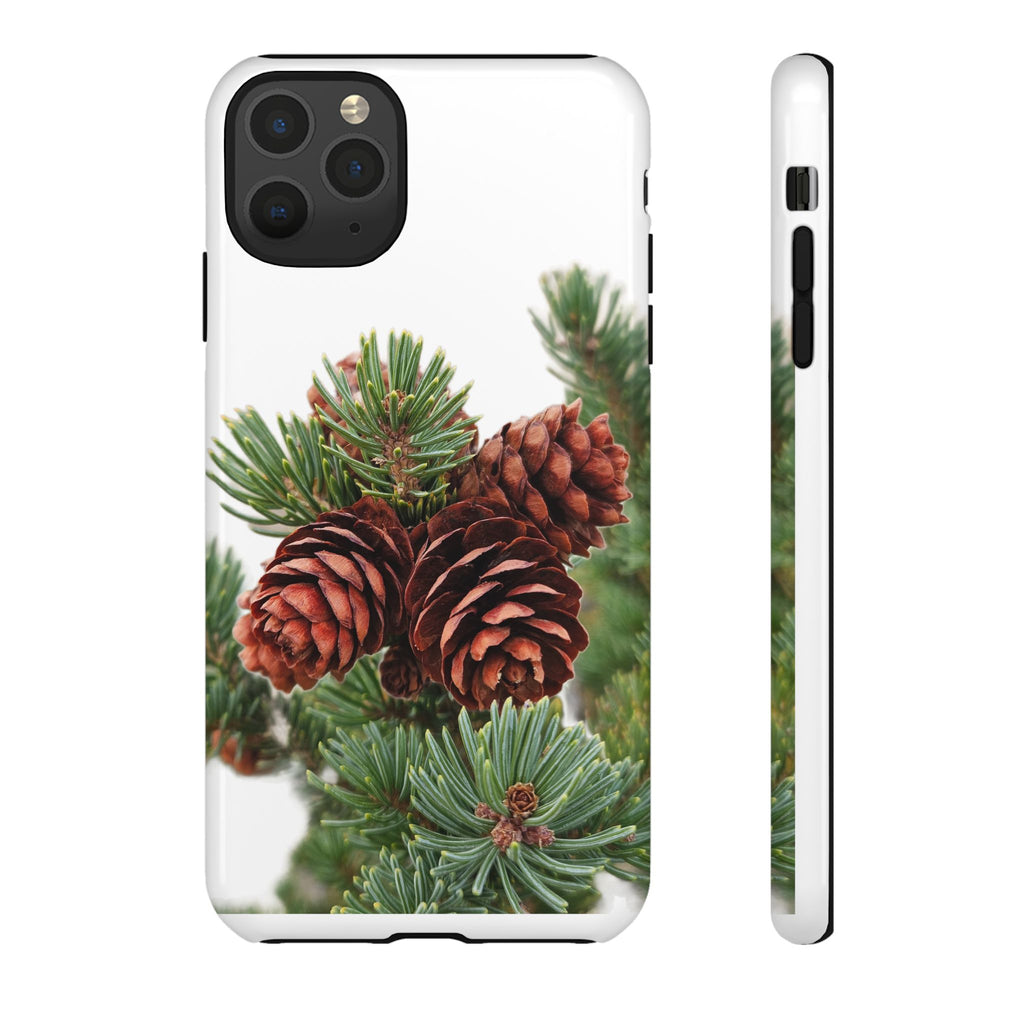 Pinecone Tough Phone Case — Protective Botanical Phone Cover