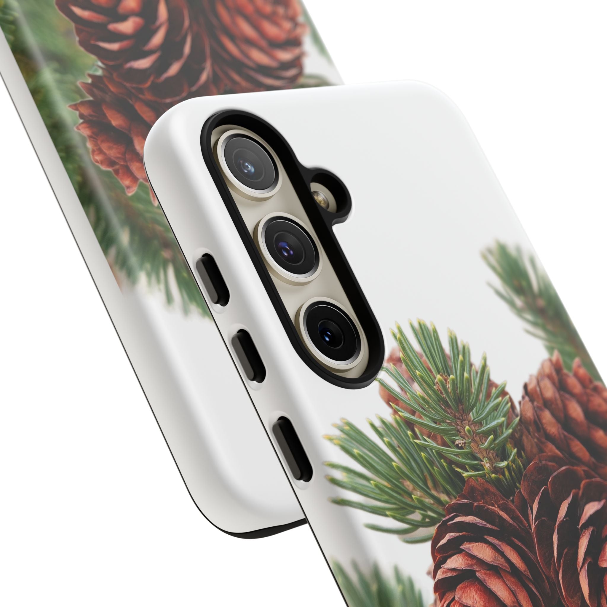 Pinecone Tough Phone Case — Protective Botanical Phone Cover
