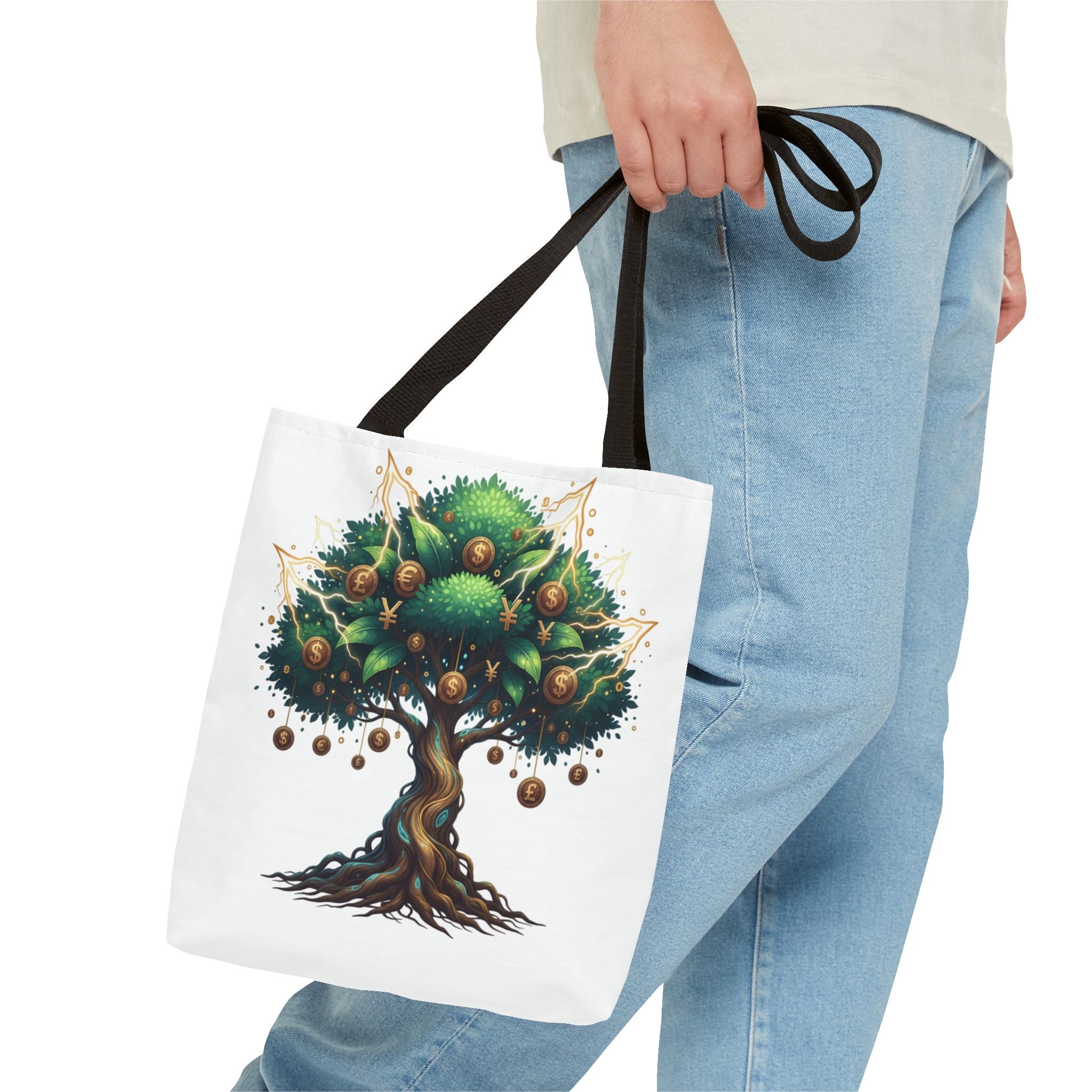Tree of Life Tote Bag — Botanical Boho Eco Canvas Tote