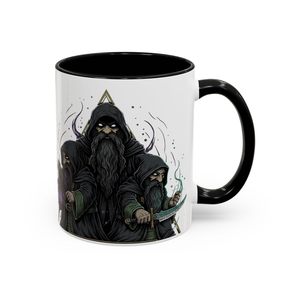Grim Sorcerer Accent Coffee Mug – Witchy Wizard Magic 11/15oz