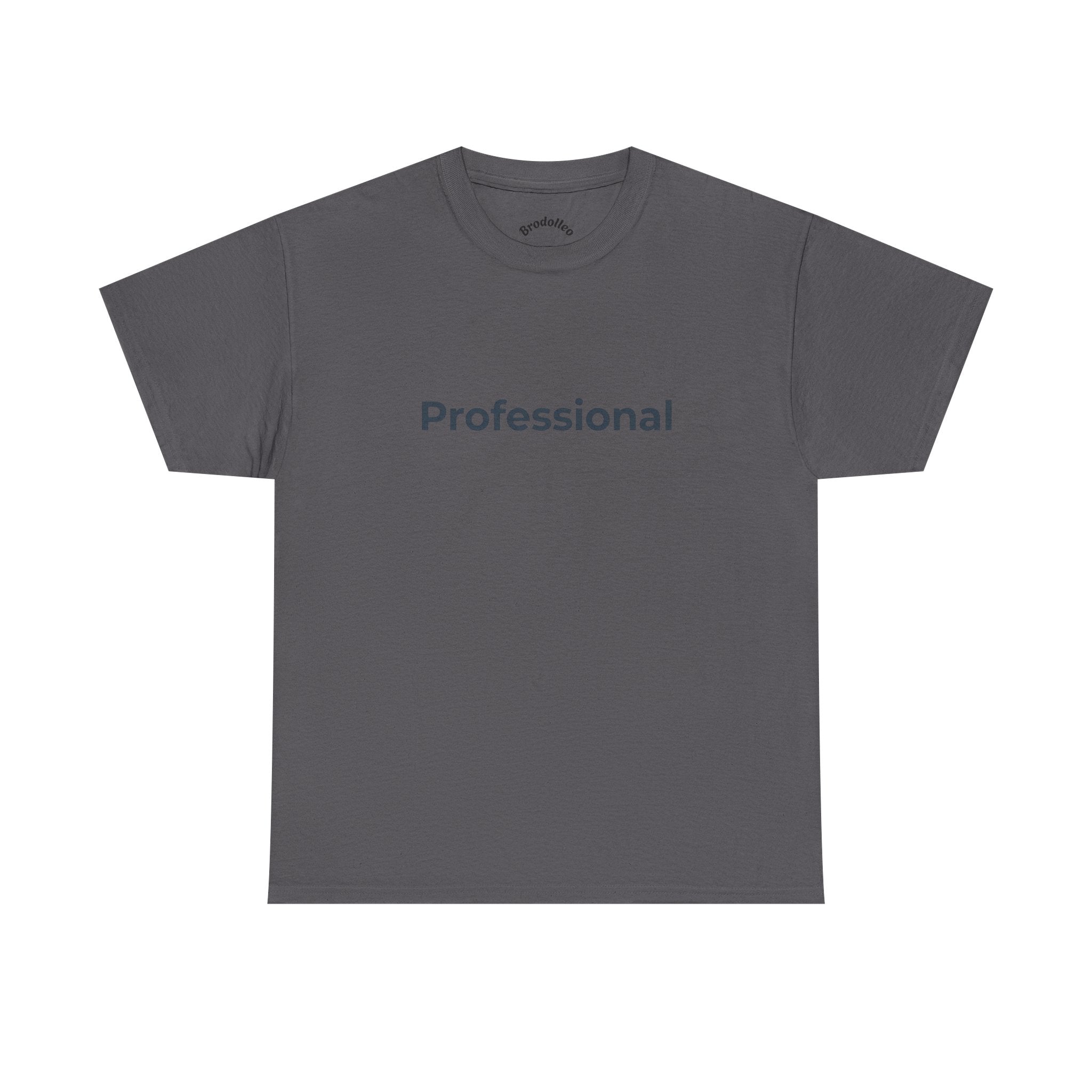 Professional T‑Shirt — Minimalist White Tee with 'Professional' Text